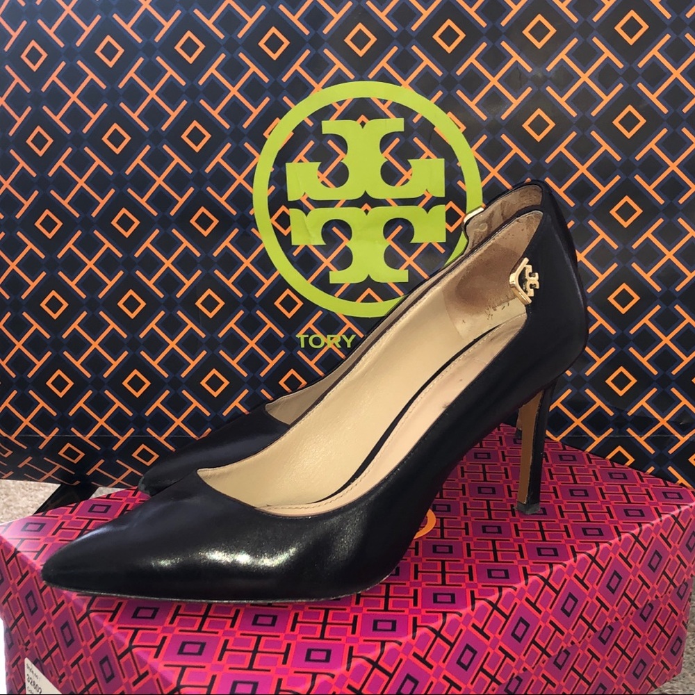 Tory Burch Elizabeth 85mm Pump Baby Calf Sz 9